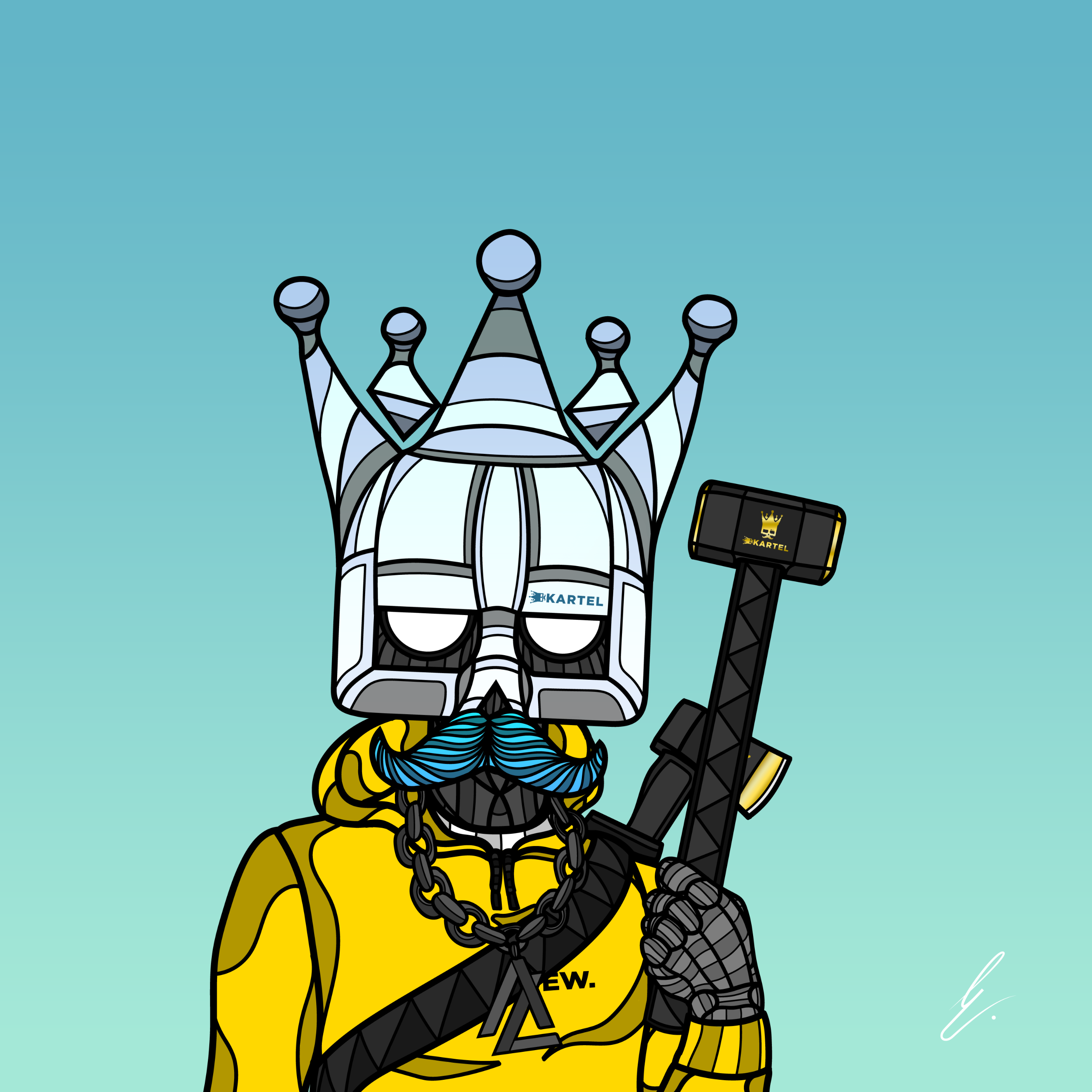 B-KARTEL: SQUADDIES #2633 NFT on Algorand