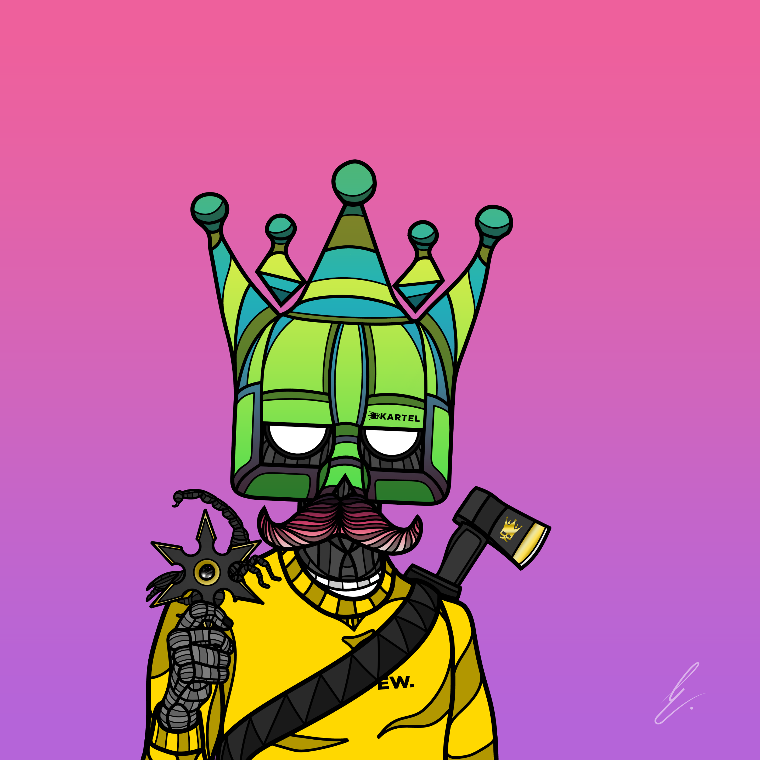 B-KARTEL: SQUADDIES #2661 NFT on Algorand