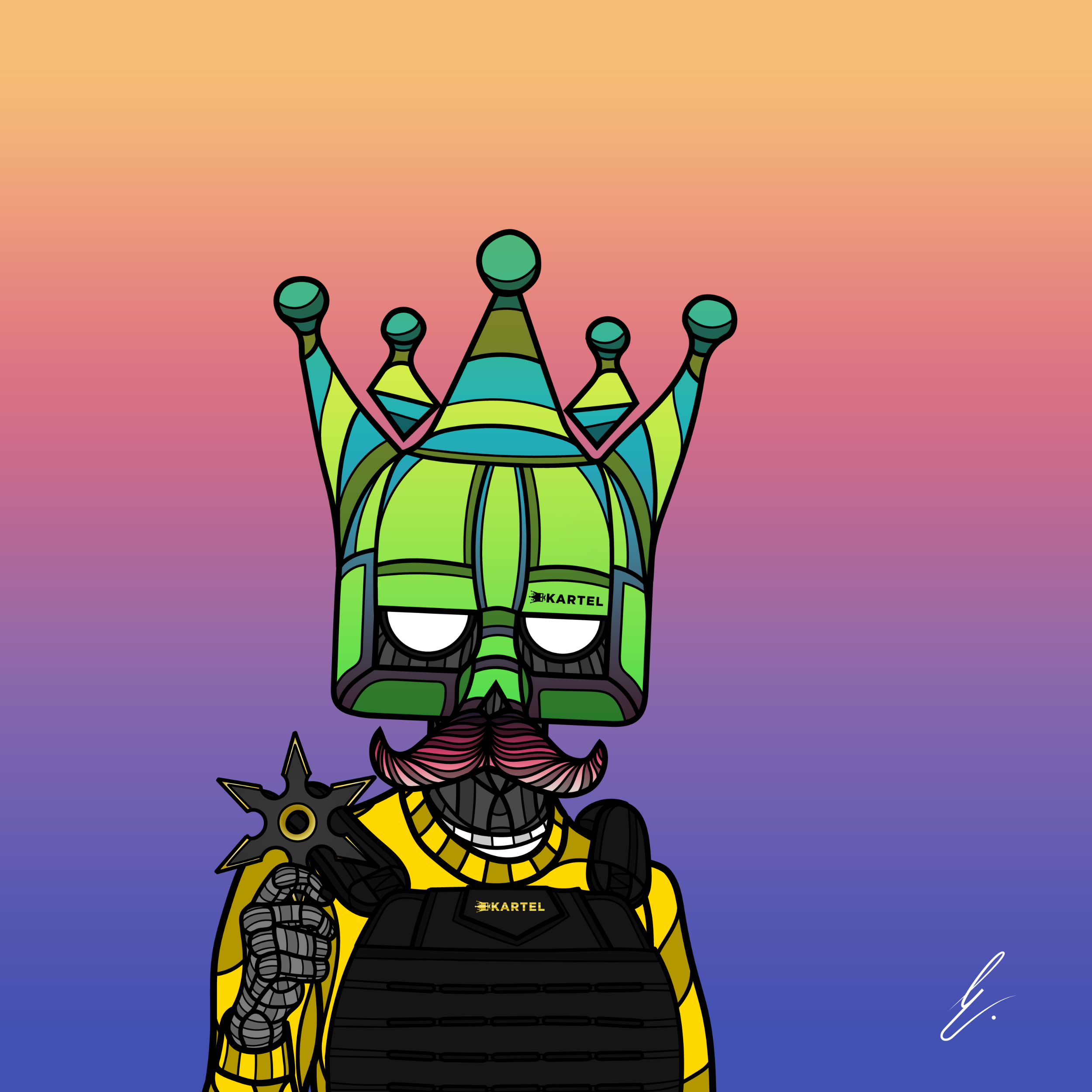 B-KARTEL: SQUADDIES #2695 NFT on Algorand