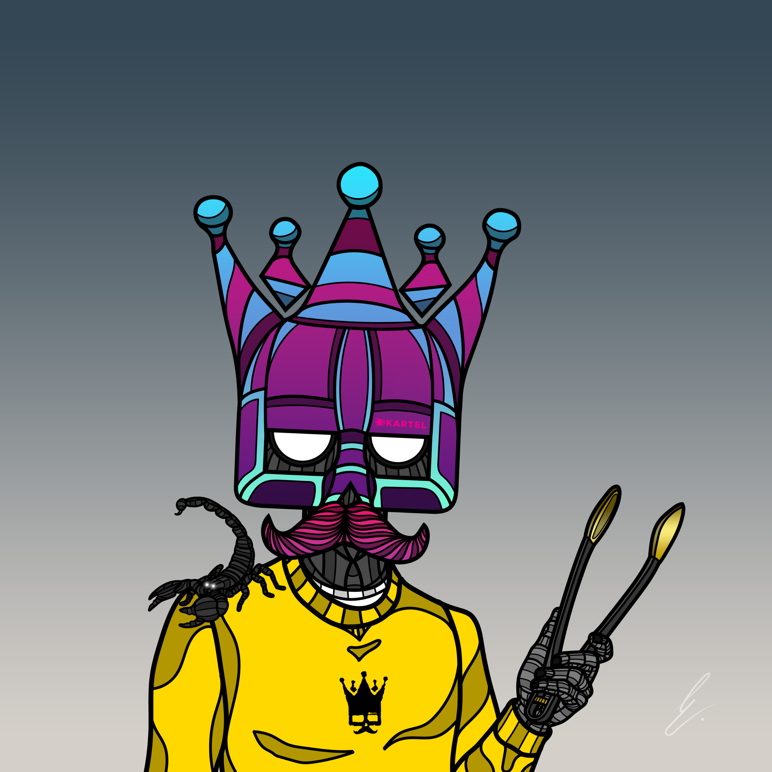 B-KARTEL: SQUADDIES #2698 NFT on Algorand