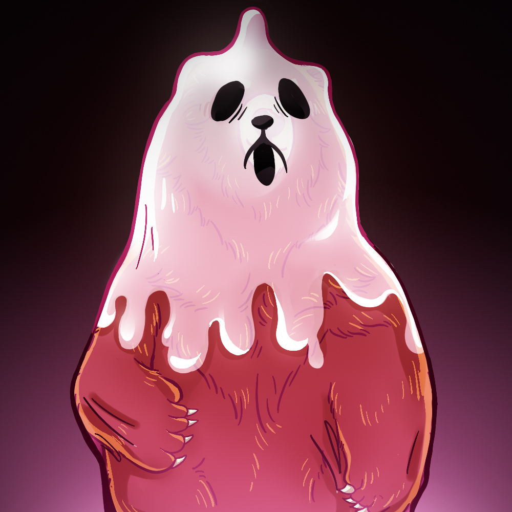 (#071) Beary the Moist Ghost NFT on Algorand