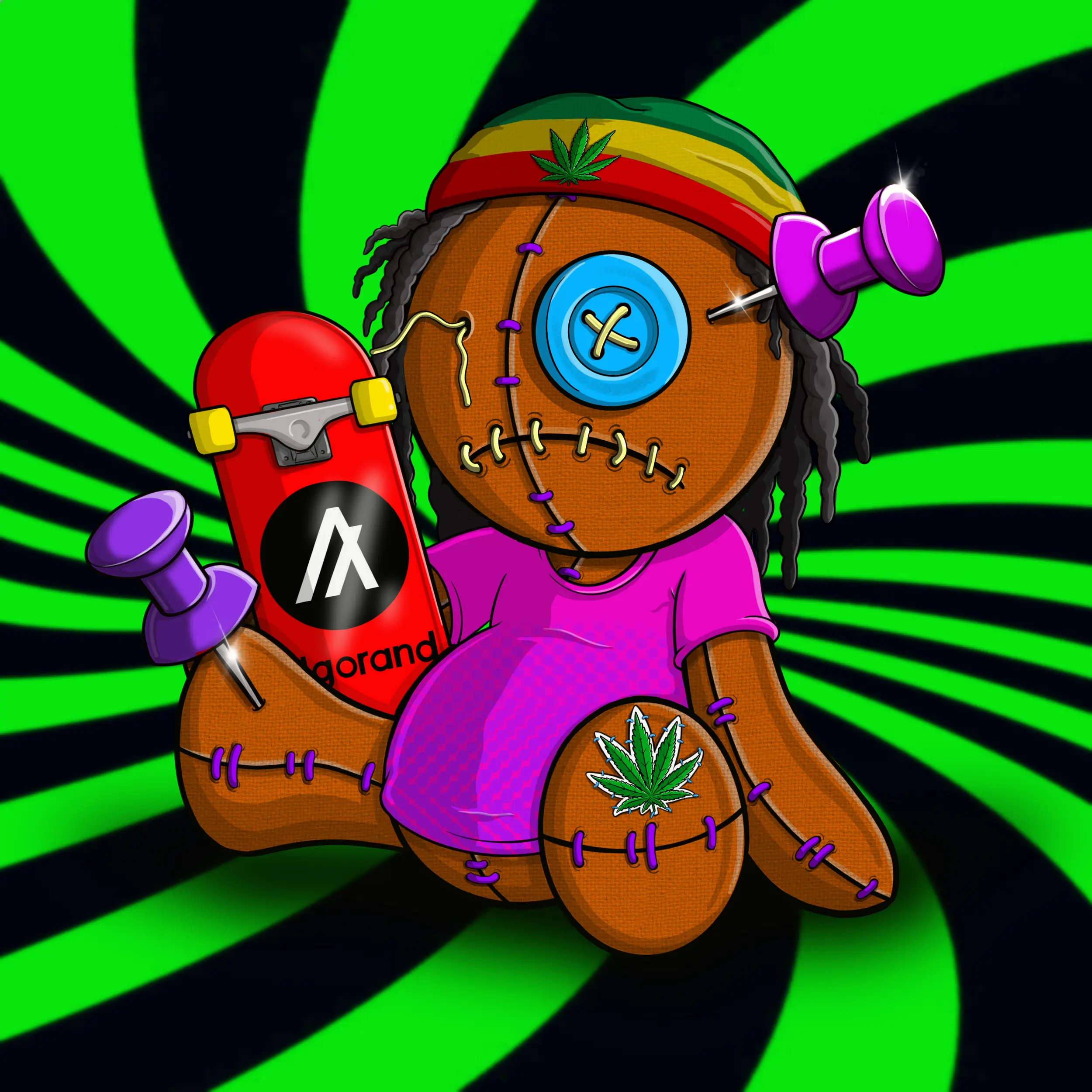 Trippy Stitch #326 NFT on Algorand