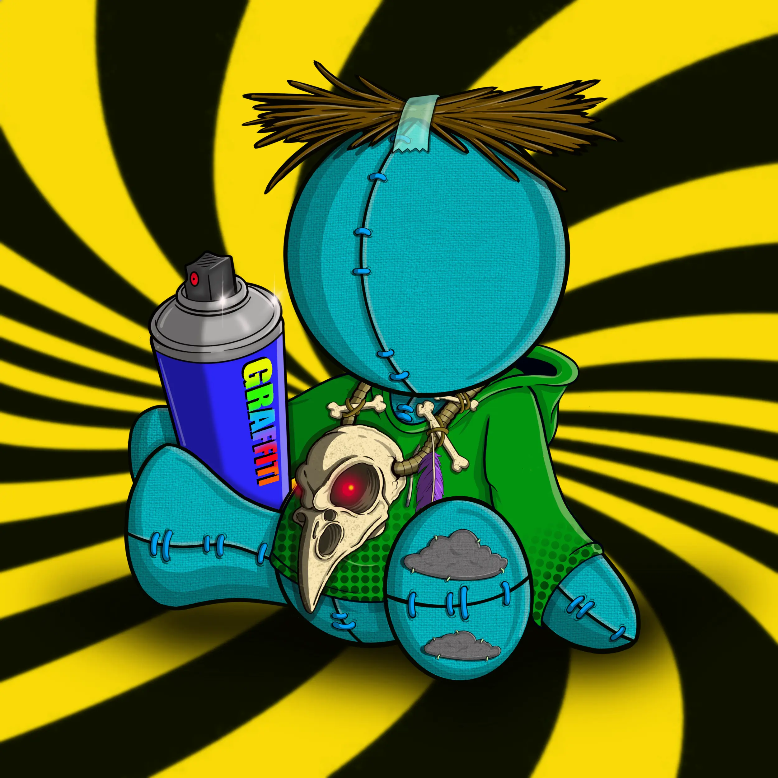 Trippy Stitch #632 NFT on Algorand